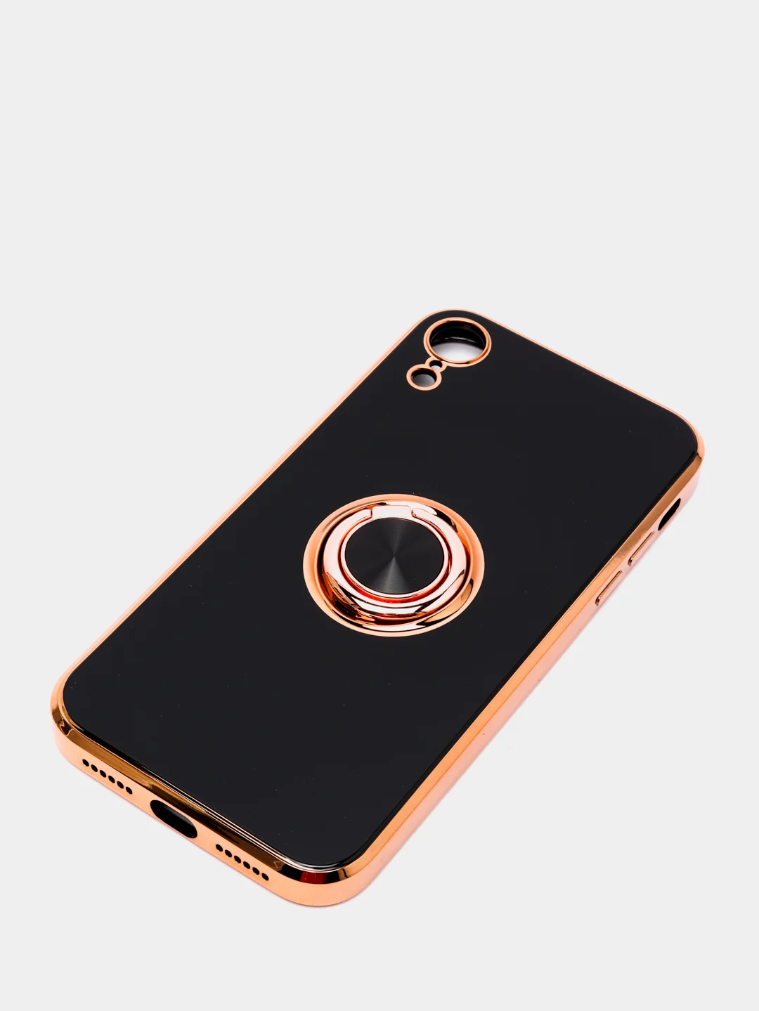 Черный чехол для Apple iPhone с кольцом для 6/6S/ 7/8 plus/11/11pro/ XR/XS/SE/ 12/12 Pro Max