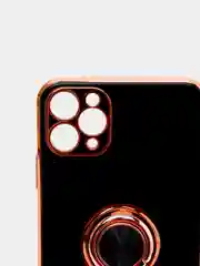 Черный чехол для Apple iPhone с кольцом для 6/6S/ 7/8 plus/11/11pro/ XR/XS/SE/ 12/12 Pro Max