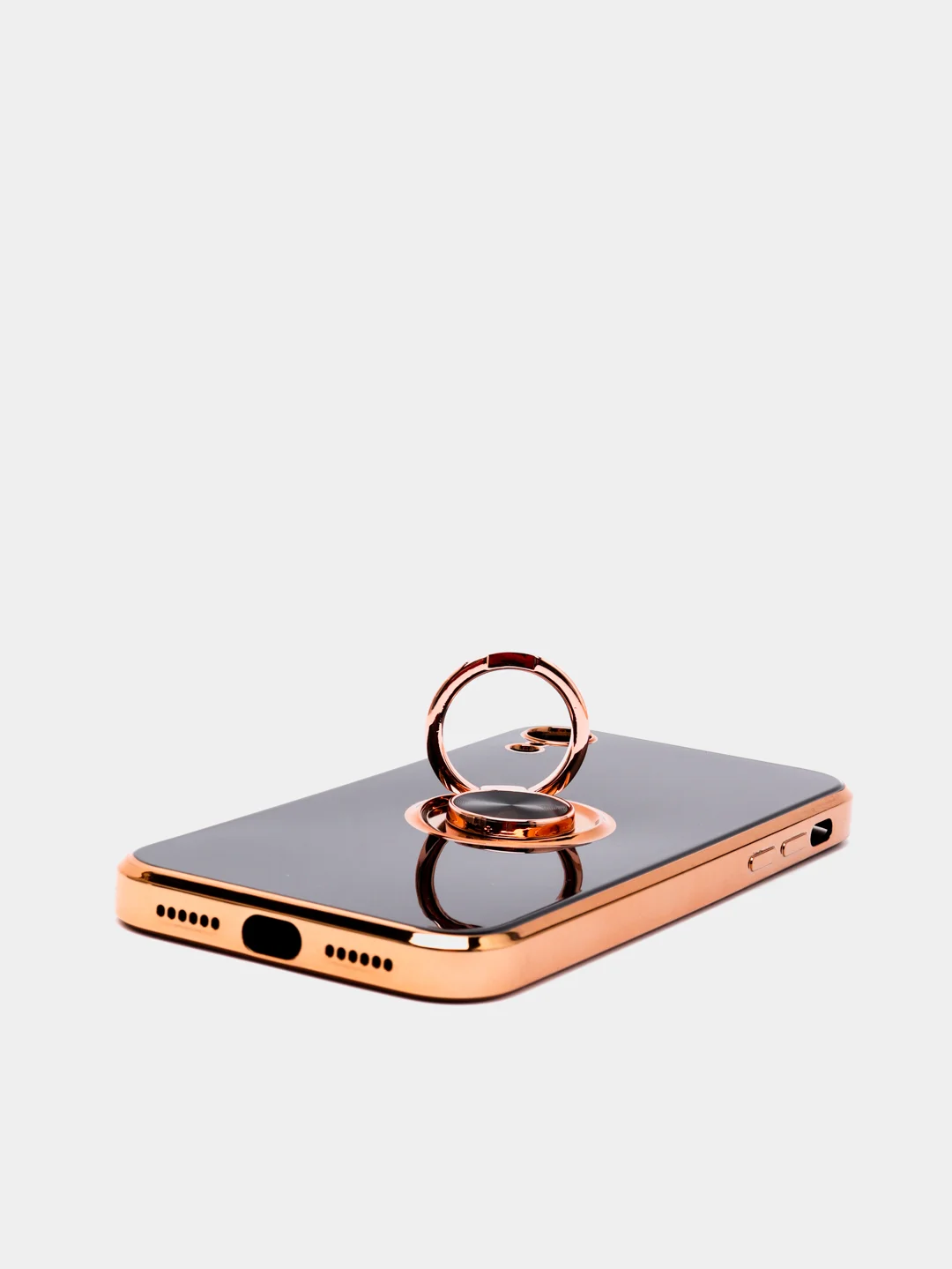 Черный чехол для Apple iPhone с кольцом для 6/6S/ 7/8 plus/11/11pro/ XR/XS/SE/ 12/12 Pro Max