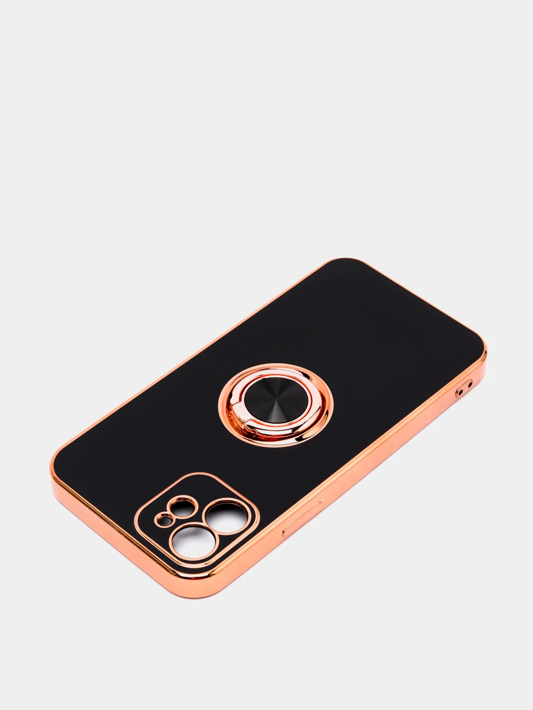 Черный чехол для Apple iPhone с кольцом для 6/6S/ 7/8 plus/11/11pro/ XR/XS/SE/ 12/12 Pro Max