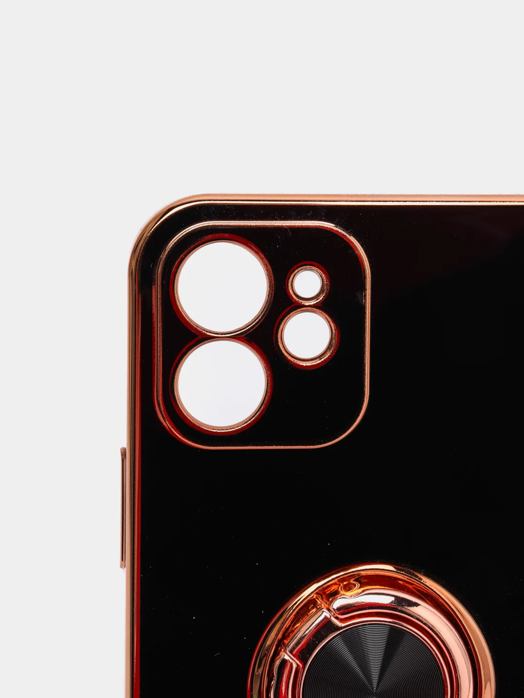 Черный чехол для Apple iPhone с кольцом для 6/6S/ 7/8 plus/11/11pro/ XR/XS/SE/ 12/12 Pro Max