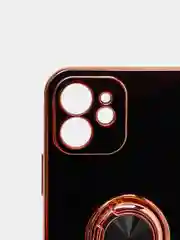 Черный чехол для Apple iPhone с кольцом для 6/6S/ 7/8 plus/11/11pro/ XR/XS/SE/ 12/12 Pro Max