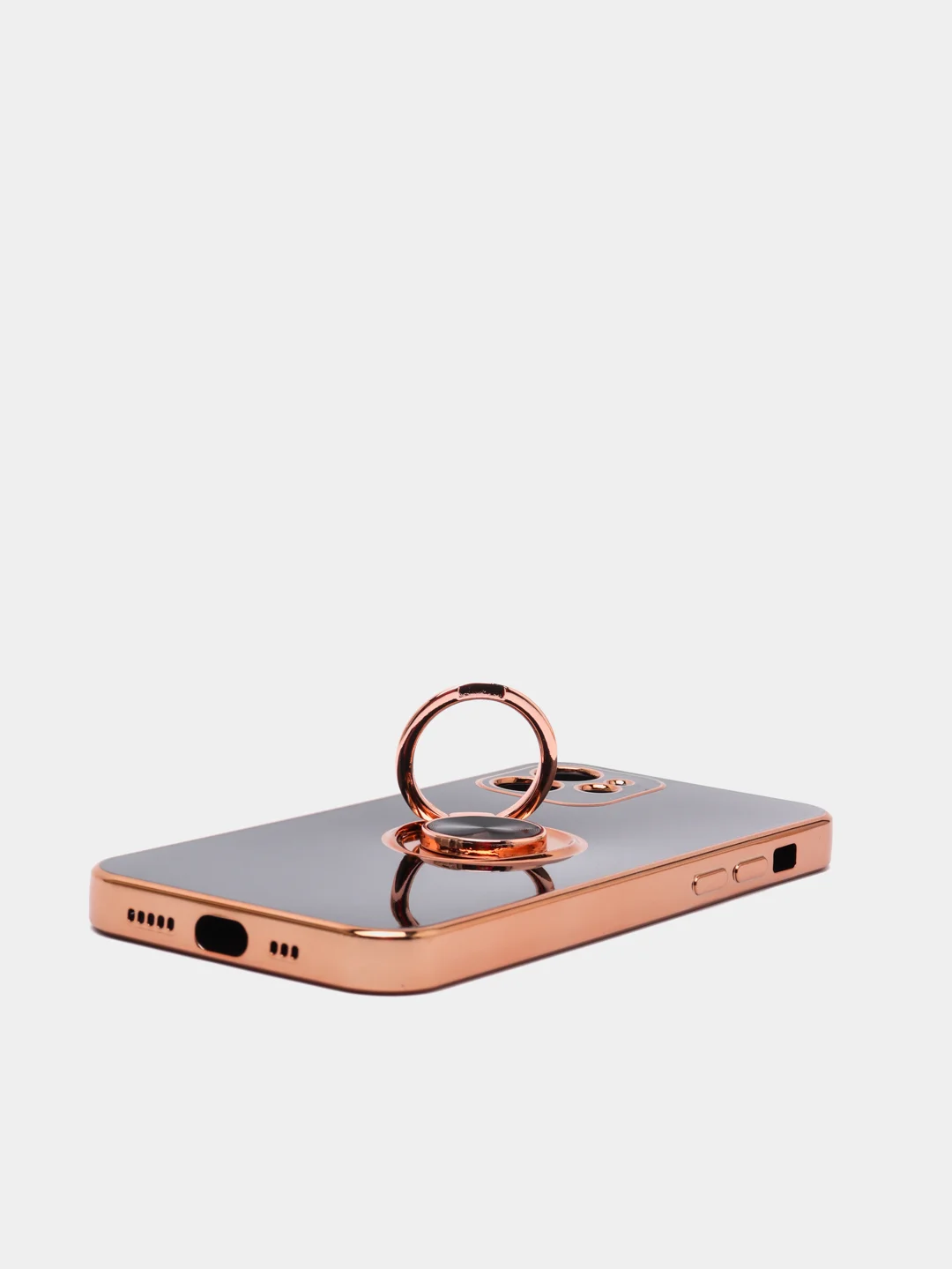 Черный чехол для Apple iPhone с кольцом для 6/6S/ 7/8 plus/11/11pro/ XR/XS/SE/ 12/12 Pro Max