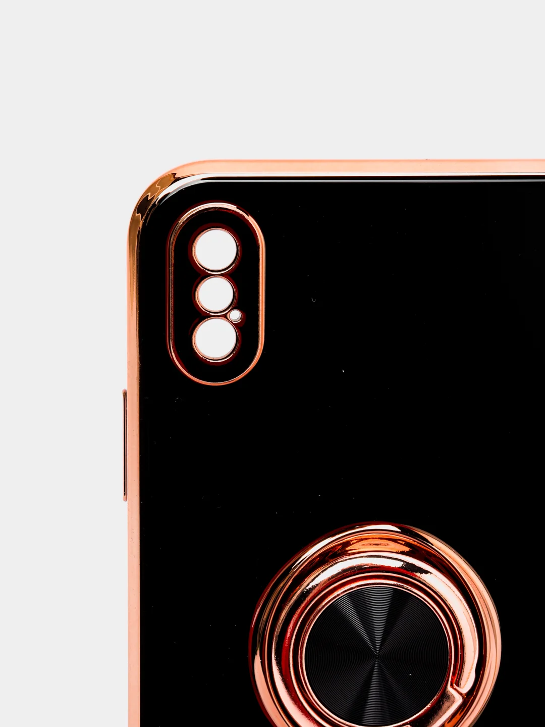 Черный чехол для Apple iPhone с кольцом для 6/6S/ 7/8 plus/11/11pro/ XR/XS/SE/ 12/12 Pro Max