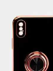 Черный чехол для Apple iPhone с кольцом для 6/6S/ 7/8 plus/11/11pro/ XR/XS/SE/ 12/12 Pro Max