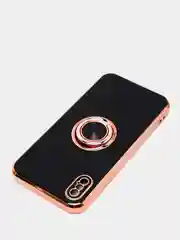 Черный чехол для Apple iPhone с кольцом для 6/6S/ 7/8 plus/11/11pro/ XR/XS/SE/ 12/12 Pro Max