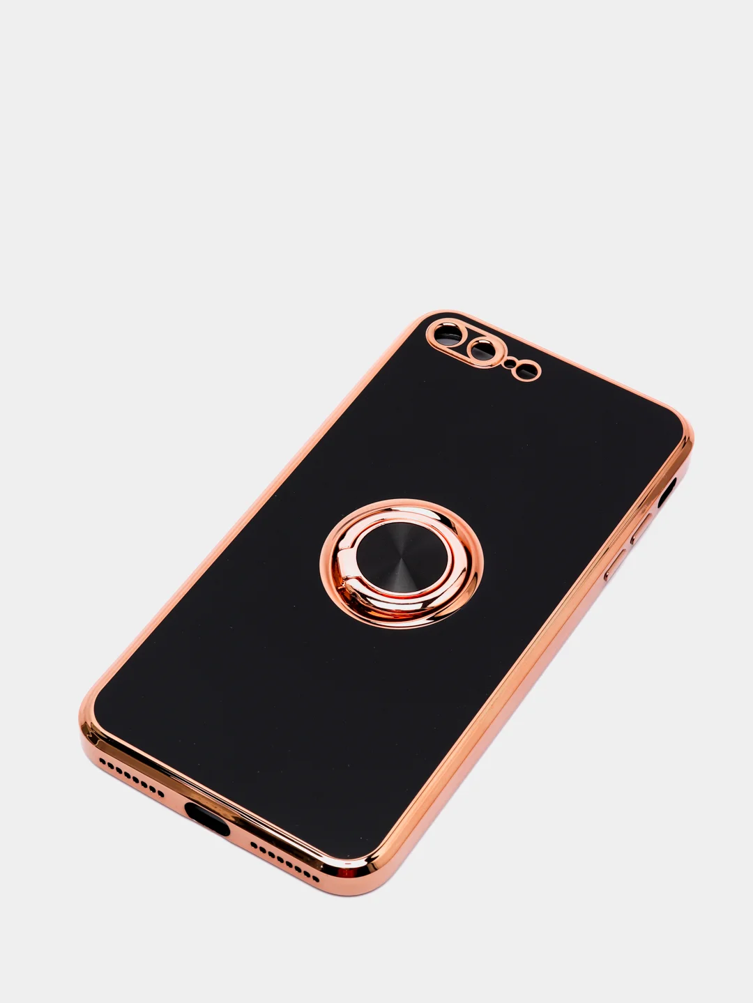 Черный чехол для Apple iPhone с кольцом для 6/6S/ 7/8 plus/11/11pro/ XR/XS/SE/ 12/12 Pro Max