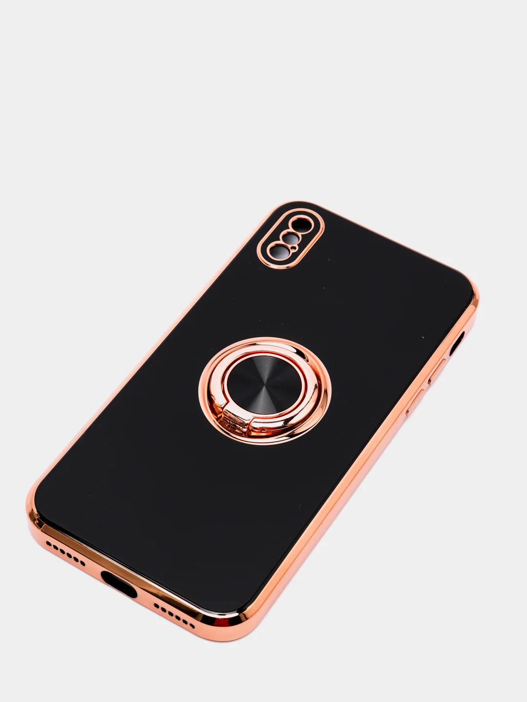 Черный чехол для Apple iPhone с кольцом для 6/6S/ 7/8 plus/11/11pro/ XR/XS/SE/ 12/12 Pro Max