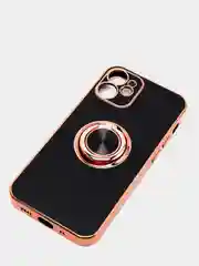 Черный чехол для Apple iPhone с кольцом для 6/6S/ 7/8 plus/11/11pro/ XR/XS/SE/ 12/12 Pro Max