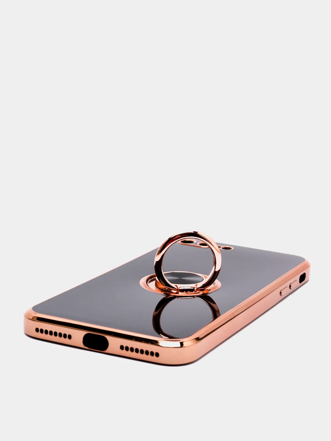 Черный чехол для Apple iPhone с кольцом для 6/6S/ 7/8 plus/11/11pro/ XR/XS/SE/ 12/12 Pro Max