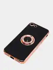 Черный чехол для Apple iPhone с кольцом для 6/6S/ 7/8 plus/11/11pro/ XR/XS/SE/ 12/12 Pro Max