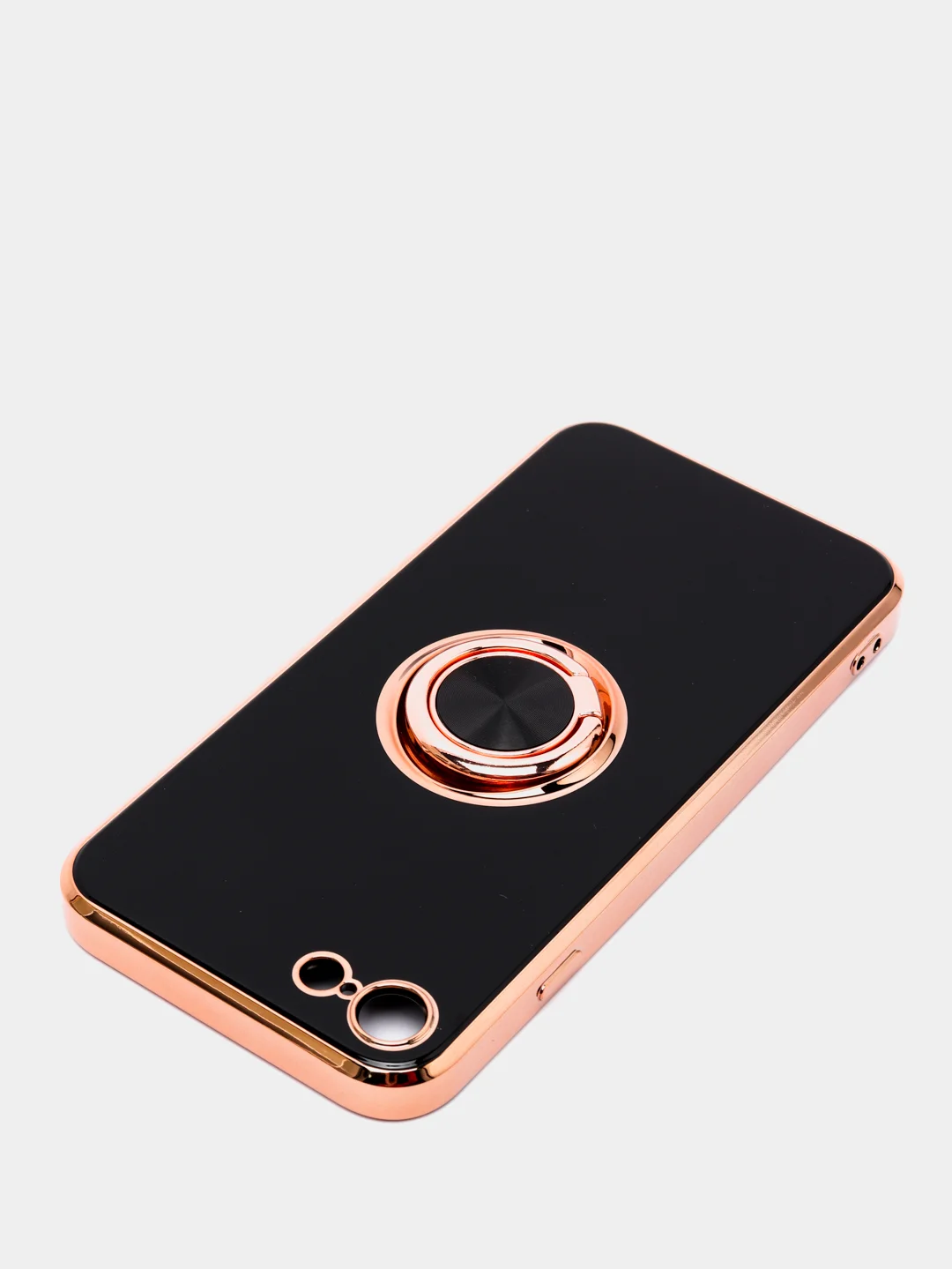 Черный чехол для Apple iPhone с кольцом для 6/6S/ 7/8 plus/11/11pro/ XR/XS/SE/ 12/12 Pro Max
