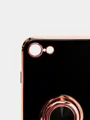 Черный чехол для Apple iPhone с кольцом для 6/6S/ 7/8 plus/11/11pro/ XR/XS/SE/ 12/12 Pro Max