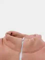 Бежевый меланж комбинезон с начесом