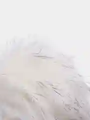 Молочный помпон для шапки из искусственного меха