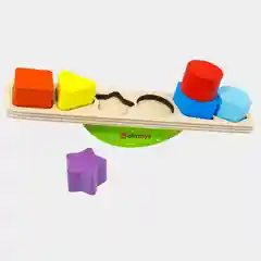 Развивающая деревянная игрушка Балансир "Геометрик"