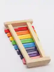 Красный игрушка музыкальная, ксилофон, из 8 тон, детский музыкальный инструмент