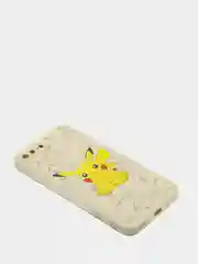 Серый меланж чехол силиконовый Pokemon "Пикачу" для iPhone 7/8 Plus/XS/XR/SE Max/11/12 Pro Max/13