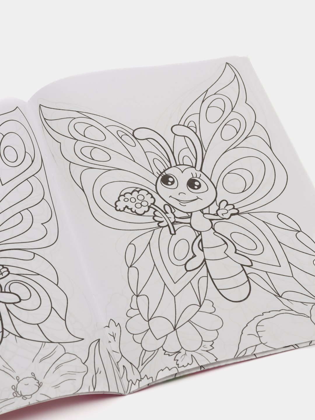 Раскраска Бабочка для маленьких распечатать или скачать