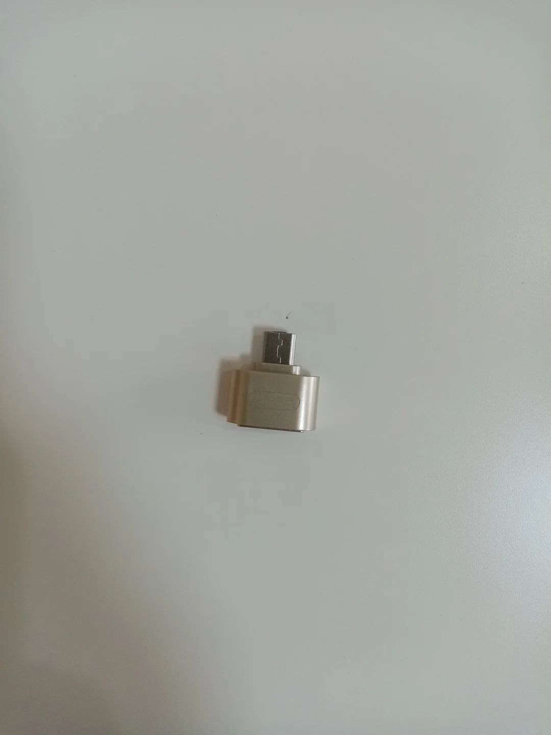 Золотой otg переходник, Lider, Micro-USB