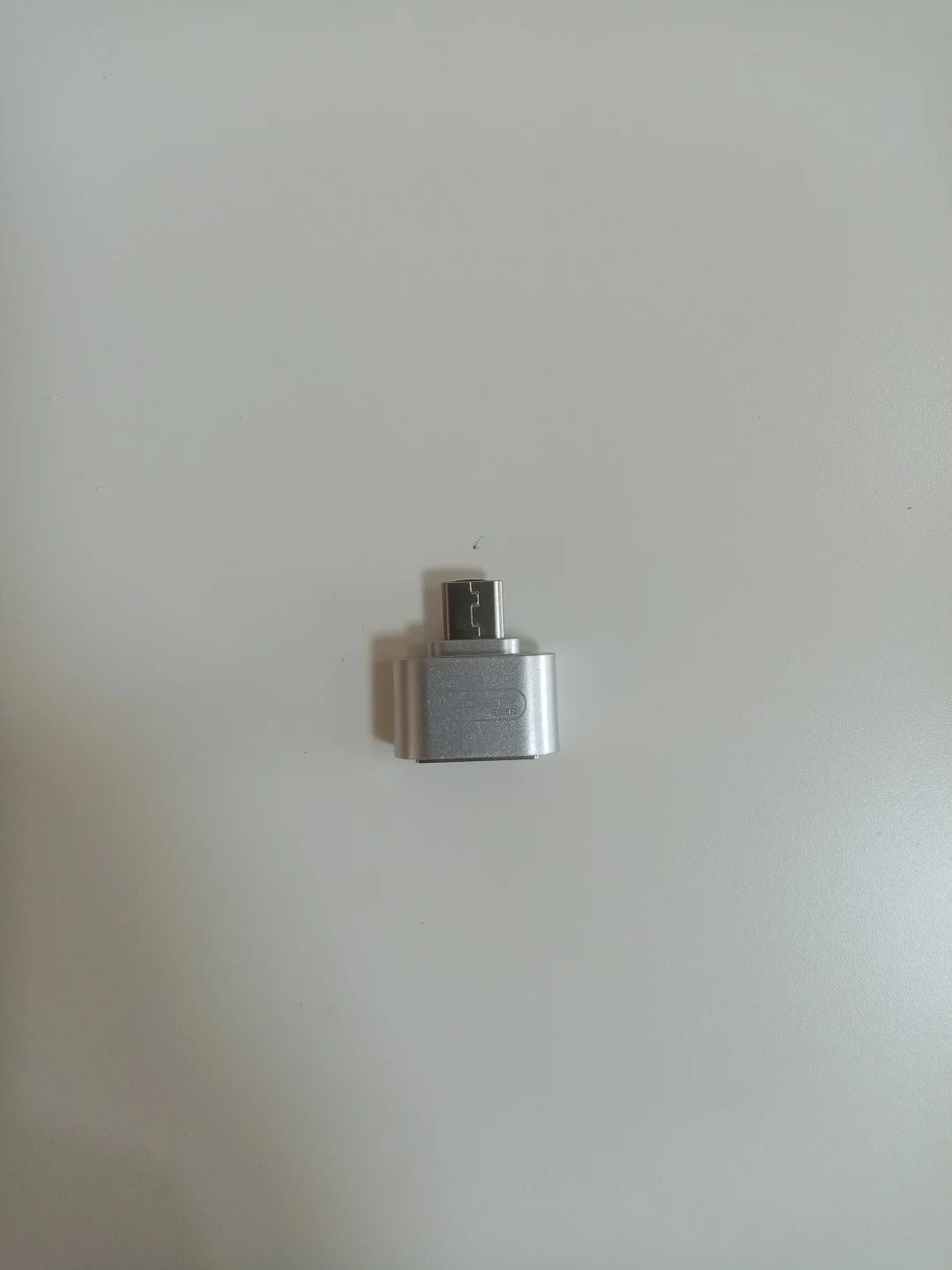 Серебряный otg переходник, Lider, Micro-USB