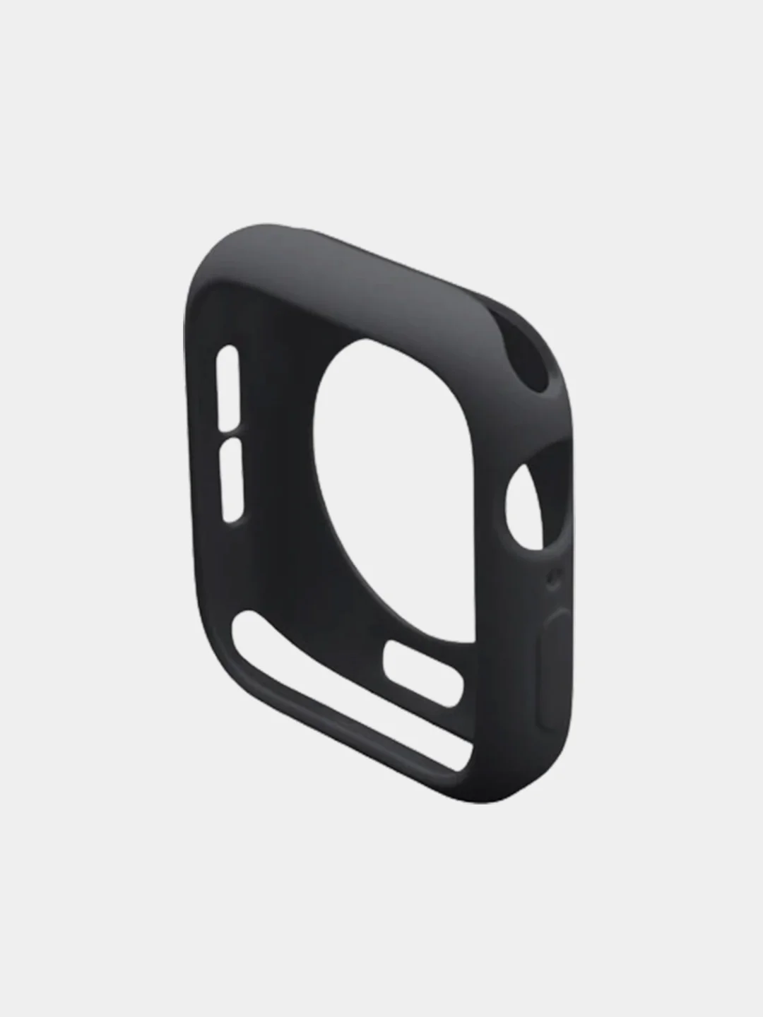 Черный защитный чехол для Apple Watch / Бампер на Apple Watch / 3 / 4 / 5 / 6