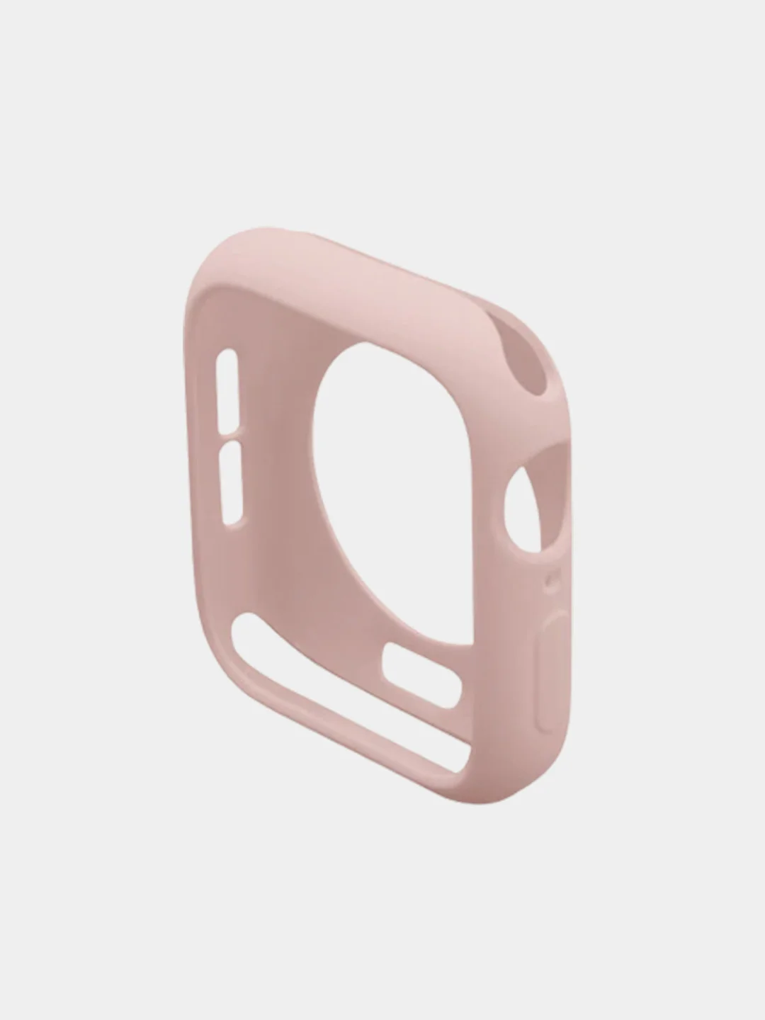 Розовый защитный чехол для Apple Watch / Бампер на Apple Watch / 3 / 4 / 5 / 6
