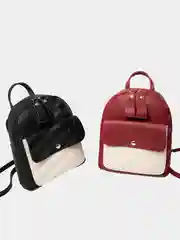 Красный рюкзак женский