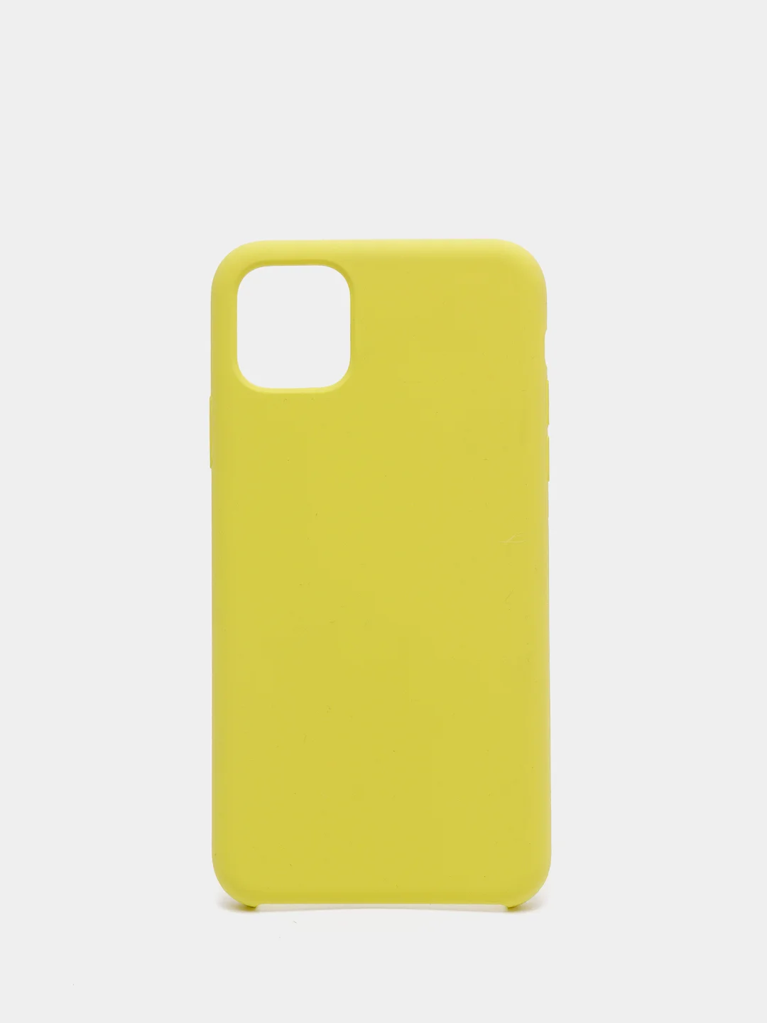 Лимонный чехол Silicone Case силиконовый с микрофиброй IPhone 5/5s/SE 6/6s 7/8 7+/8+ X/XS / 11 / 12