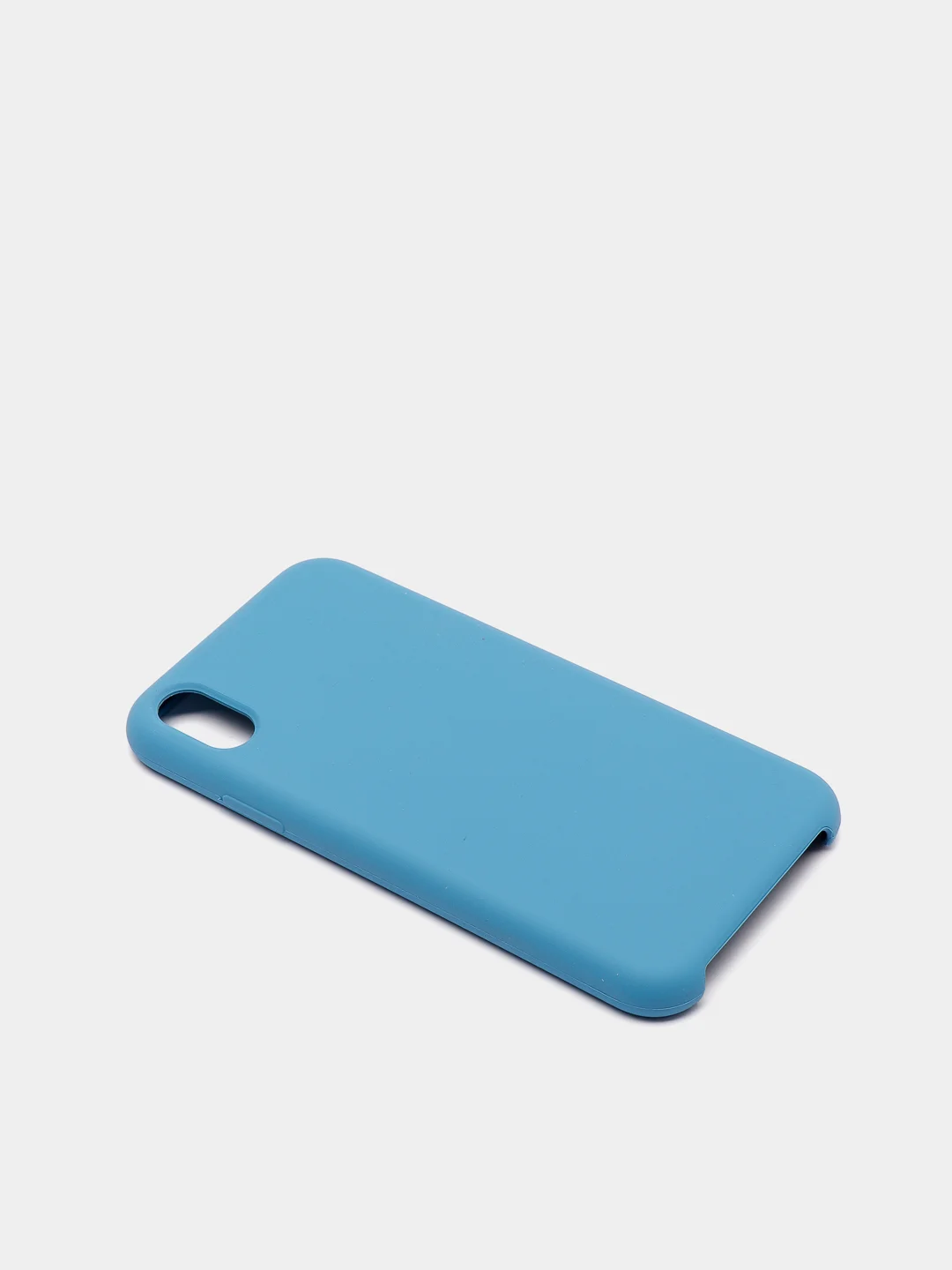 Синий чехол Silicone Case силиконовый с микрофиброй IPhone 5/5s/SE 6/6s 7/8 7+/8+ X/XS / 11 / 12