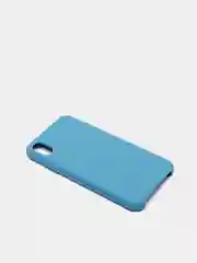 Синий чехол Silicone Case силиконовый с микрофиброй IPhone 5/5s/SE 6/6s 7/8 7+/8+ X/XS / 11 / 12