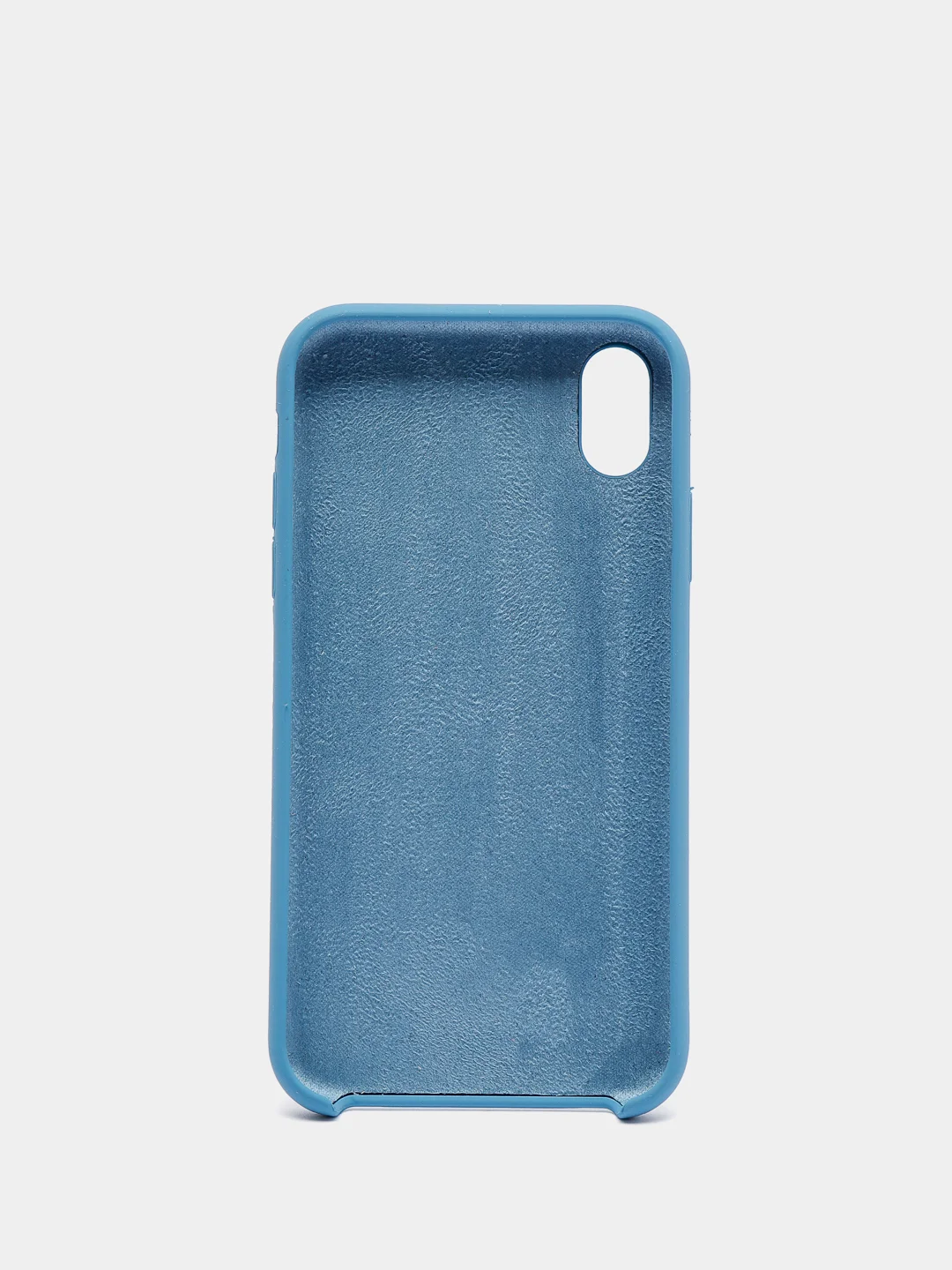 Синий чехол Silicone Case силиконовый с микрофиброй IPhone 5/5s/SE 6/6s 7/8 7+/8+ X/XS / 11 / 12