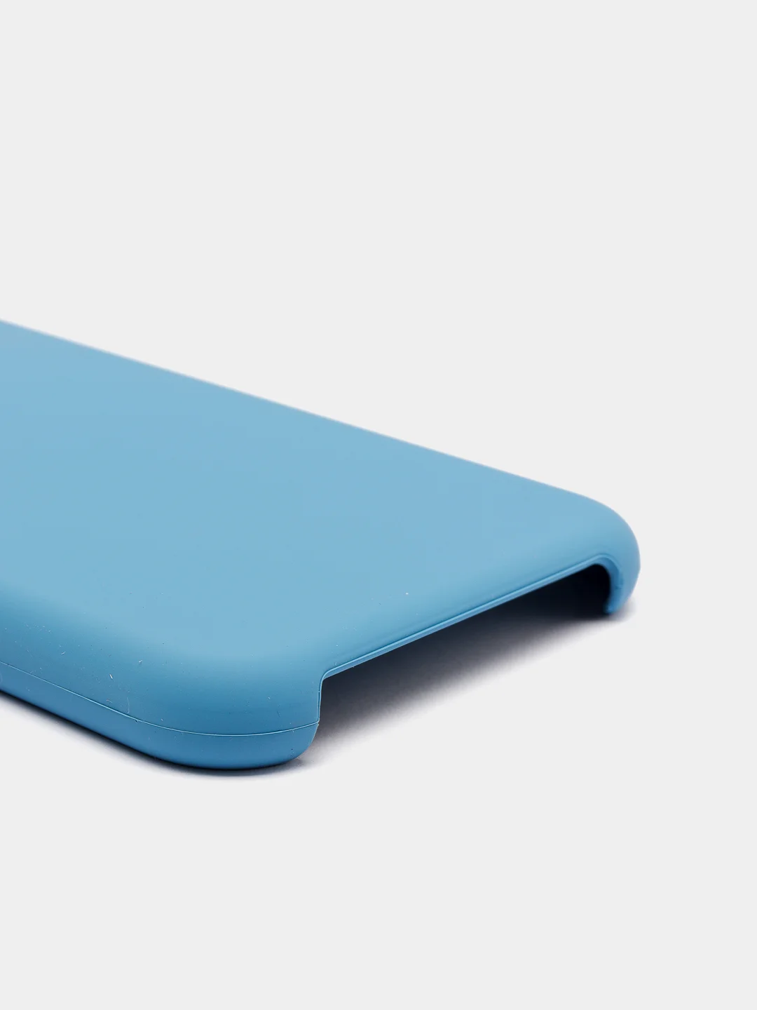 Синий чехол Silicone Case силиконовый с микрофиброй IPhone 5/5s/SE 6/6s 7/8 7+/8+ X/XS / 11 / 12