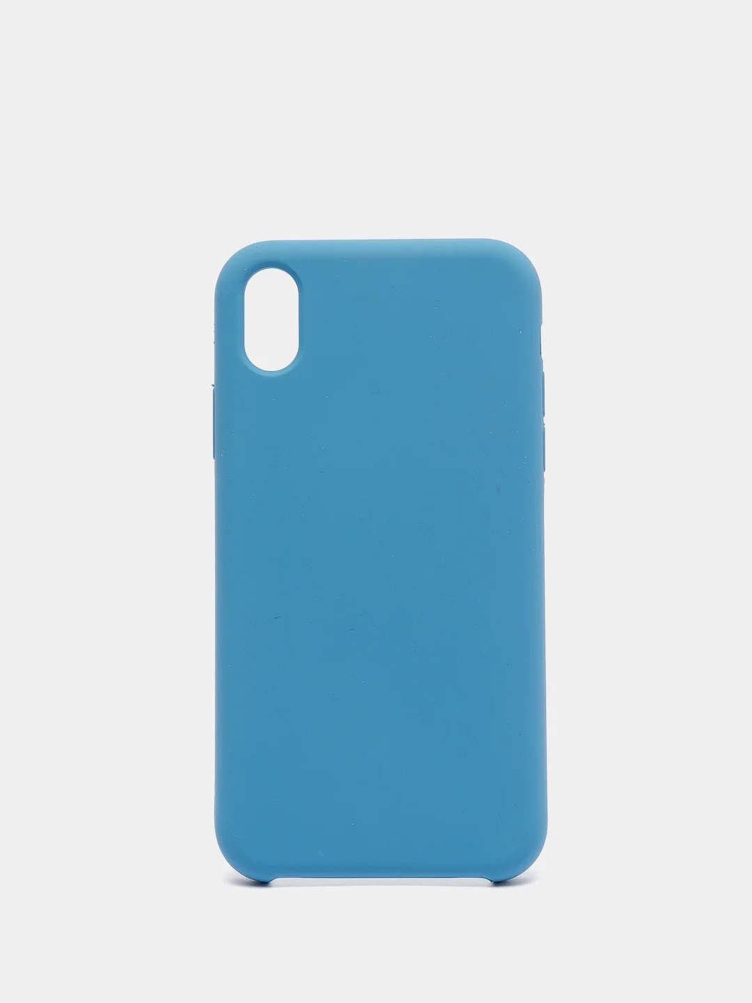 Синий чехол Silicone Case силиконовый с микрофиброй IPhone 5/5s/SE 6/6s 7/8 7+/8+ X/XS / 11 / 12