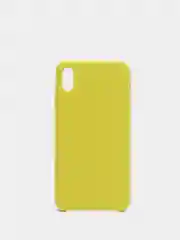Лимонный чехол Silicone Case силиконовый с микрофиброй IPhone 5/5s/SE 6/6s 7/8 7+/8+ X/XS / 11 / 12