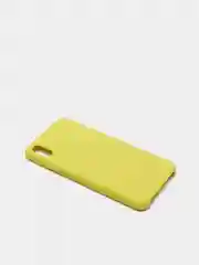 Лимонный чехол Silicone Case силиконовый с микрофиброй IPhone 5/5s/SE 6/6s 7/8 7+/8+ X/XS / 11 / 12