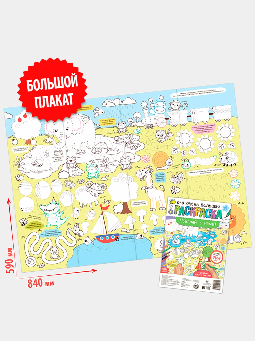 Раскраска гигант