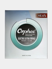 Струны для гитары электрогитары Orphee с покрытием из сплава SE4X