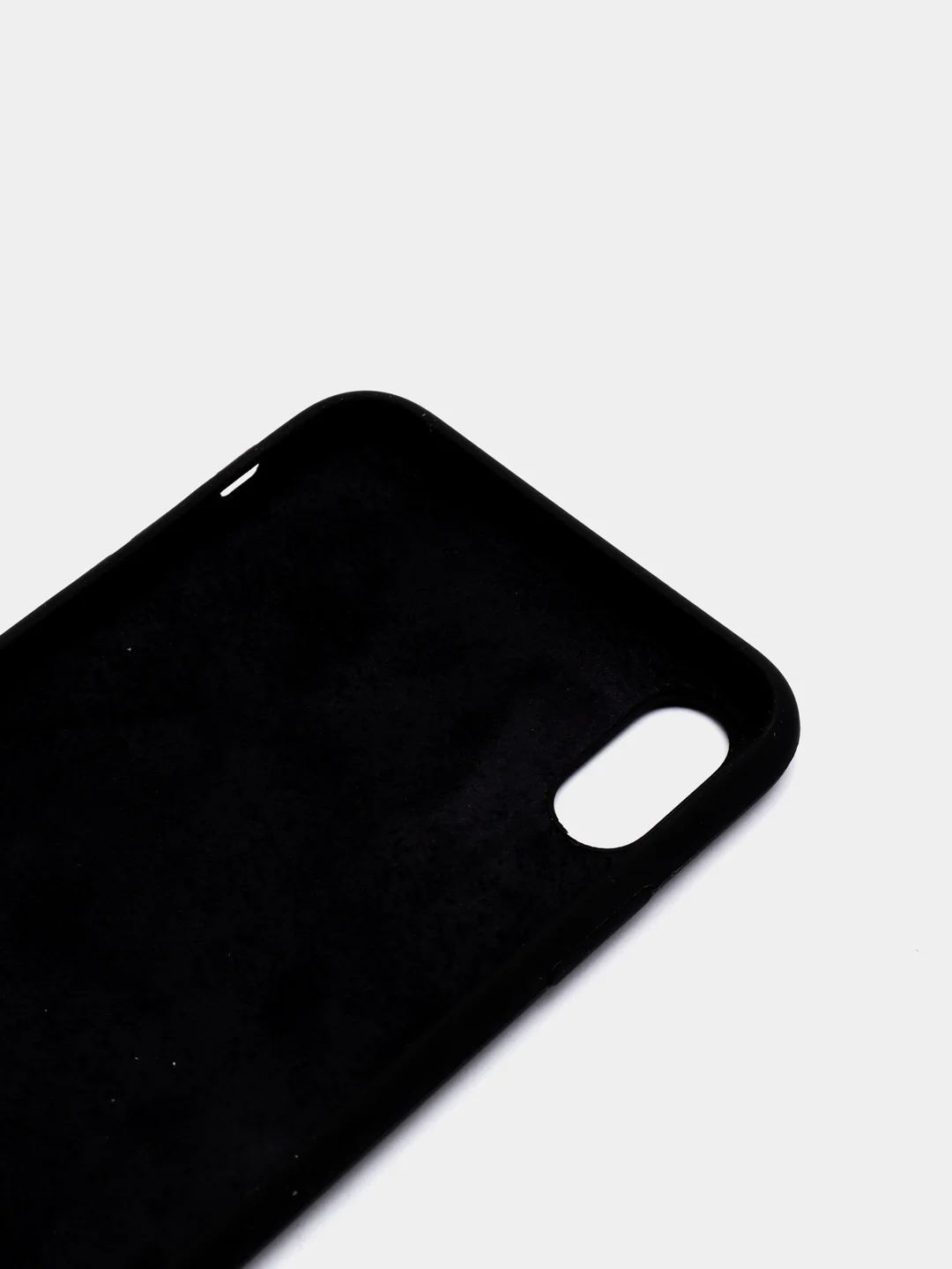 Черный чехол Silicone Case для iPhone Xs Max