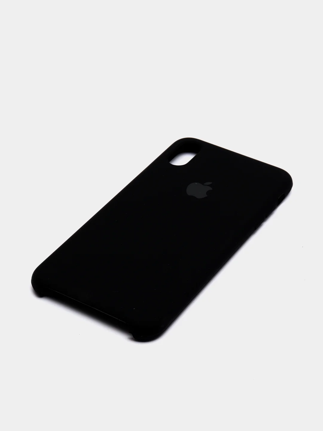 Черный чехол Silicone Case для iPhone Xs Max