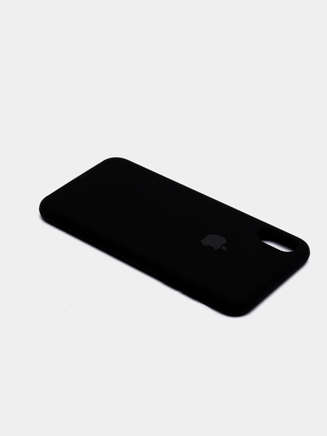 Черный чехол Silicone Case для iPhone Xs Max