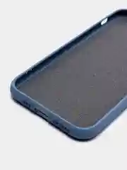 Синий меланж чехол для iPhone, кремовые цвета, мягкий внутри