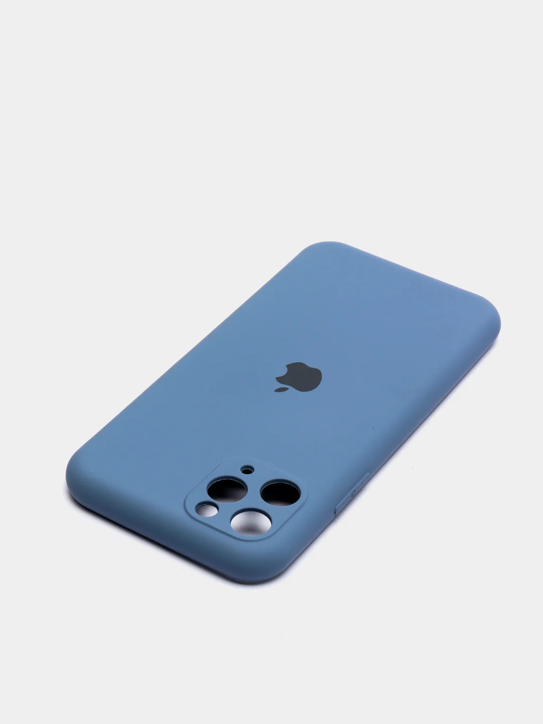 Синий меланж чехол для iPhone, кремовые цвета, мягкий внутри