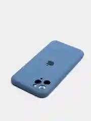 Синий меланж чехол для iPhone, кремовые цвета, мягкий внутри
