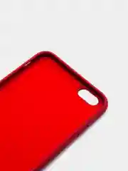 Багровый чехол для iPhone, кремовые цвета, мягкий внутри