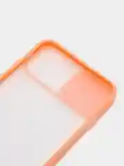 Розовый чехол с защитой шторкой для камеры на iPhone 6s/7/8/Plus/SE/20/X/XS/XR/11/Pro/Max/12/13/айфон