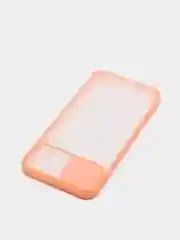 Розовый чехол с защитой шторкой для камеры на iPhone 6s/7/8/Plus/SE/20/X/XS/XR/11/Pro/Max/12/13/айфон