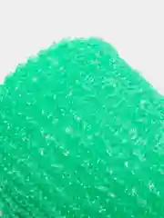 Зеленый мочалка для тела вязаная, цветная