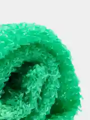 Зеленый мочалка для тела вязаная, цветная