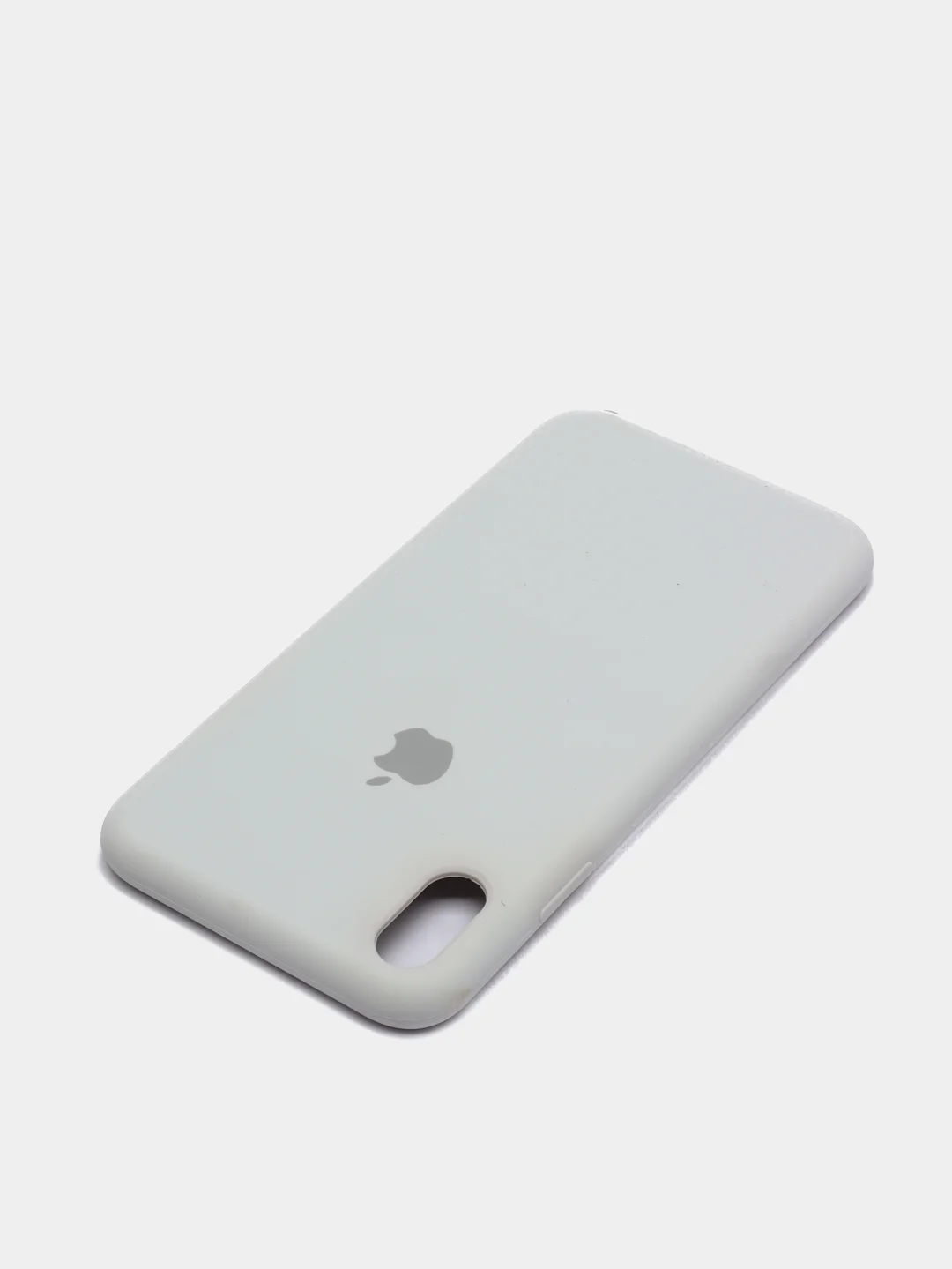 Белый чехол Silicone Case для iPhone Xs Max
